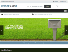 Tablet Screenshot of knoefshop.nl